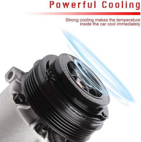 cciyu Air Conditioner Compressor Fit for BMW X3 3.0L 2004-2011 Fit for BMW M3 3.2L 2001-2006 Replaces AC Compressor for Car in Saudi Arabia