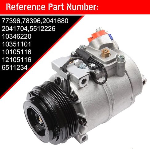 cciyu Air Conditioner Compressor Fit for BMW X3 3.0L 2004-2011 Fit for BMW M3 3.2L 2001-2006 Replaces AC Compressor for Car in Saudi Arabia