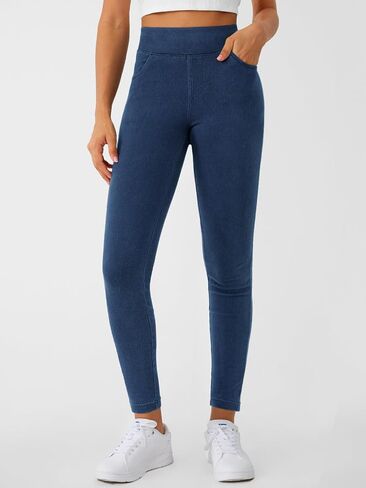 Lillusory Womens jeggings عالية الخصر الجينز الجينز الضيق السيطرة الدنيم طماق مع جيوب السراويل العصرية 2025 in Saudi Arabia