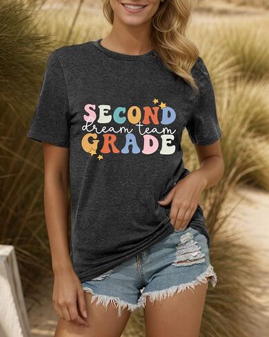 Teacher Shirts Women Happy First Day of School Tshirts Back to School Appreciation Gifts in Saudi Arabia