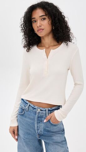 Z تزويد نساء Ferris Henley Top in Saudi Arabia