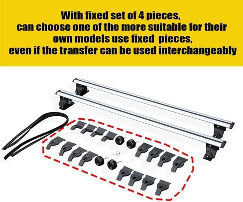 Roof Rack Cross Bars for Ford Ranger 2019-2023 2024 2025, 2Pcs Lockable Aluminum Car Roof Racks for Cargo Carrier,Kayak,Ski,Luggage,Crossbars for Roofs Rack,Universal Car Top Roofs Racks in Saudi Arabia