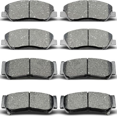 D1202 D1297 8pcs Front Rear Ceramic Brake Pads Sets Fit For 2007 2008 2009 For Hyundai Santa Fe in Saudi Arabia