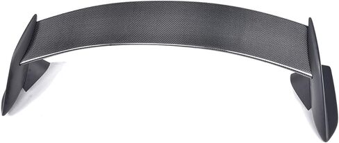 Replacement for 2016-2021 Honda Civic Hatchback FK4 FK7 | JDM Type-R Style Rear Trunk Lid Wing Spoiler (ABS Plastic - Painted Glossy Black) in Kuwait