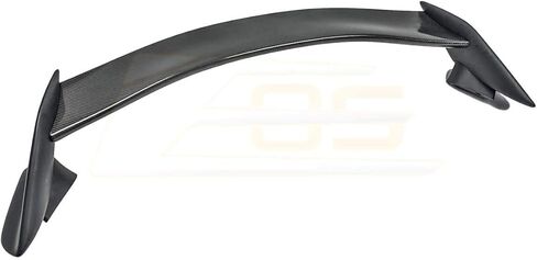 Replacement for 2016-2021 Honda Civic Hatchback FK4 FK7 | JDM Type-R Style Rear Trunk Lid Wing Spoiler (ABS Plastic - Painted Glossy Black) in Kuwait