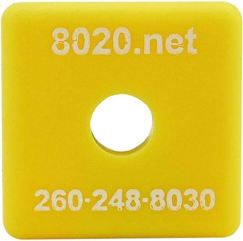 8020, 2030, 15 Series, 1.5" x 1.5" Plastic Square End Caps with Push in Fastener for 80/20 Aluminum Extrusion T-Slot Accessories (Plain Black - No Logo, 25) in Kuwait