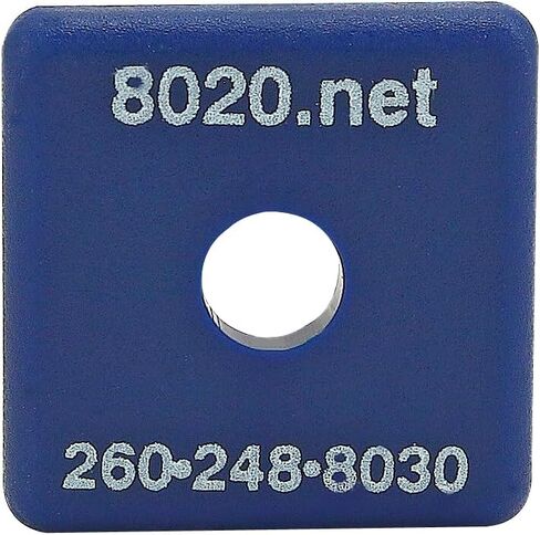 8020, 2030, 15 Series, 1.5" x 1.5" Plastic Square End Caps with Push in Fastener for 80/20 Aluminum Extrusion T-Slot Accessories (Plain Black - No Logo, 25) in Kuwait
