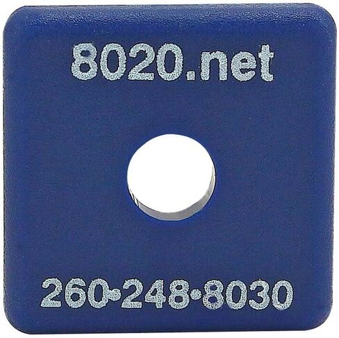 8020, 2030, 15 Series, 1.5" x 1.5" Plastic Square End Caps with Push in Fastener for 80/20 Aluminum Extrusion T-Slot Accessories (Plain Black - No Logo, 25) in Kuwait