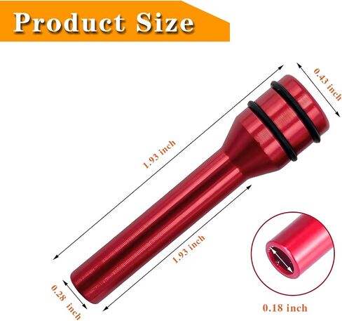 Ijuicy 4 PCS مقابض قفل باب السيارة ، أغطية دبوس القفل المعدنية المضادة للخلع ، دبابيس سحب تلقائية ، أغطية زخرفية ، إكسسوارات تعديل عالمية للسيارات ، سيارات الدفع الرباعي ، الشاحنات (أحمر) in Saudi Arabia
