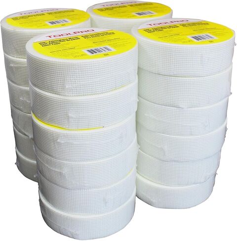 TOOLPRO Self- Adhesive Fiberglass Mesh Drywall Tape for Sealing Drywall Joints. (White, 1, Each) in Kuwait