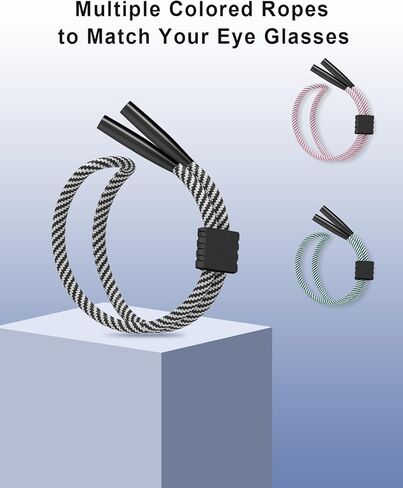 3 Pack Eye Glasses Strap Sunglasses Eyeglasses Holder for Men Women Kid Eyewear Rope String Keeper Lanyard Retainer in Kuwait