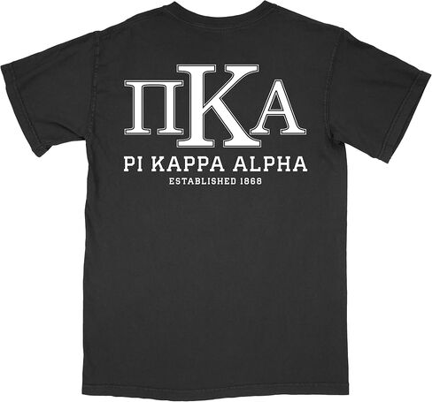 Pi Kappa Alpha Pike Letters Letters Comfort Colors T-Shirt in Kuwait
