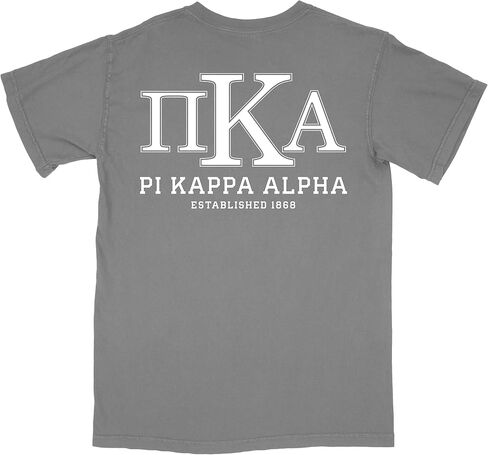 Pi Kappa Alpha Pike Letters Letters Comfort Colors T-Shirt in Kuwait