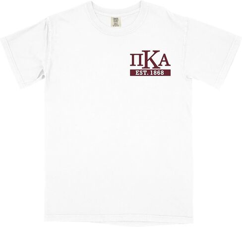 Pi Kappa Alpha Pike Letters Letters Comfort Colors T-Shirt in Kuwait