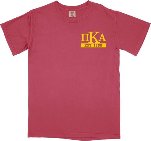 Pi Kappa Alpha Pike Letters Letters Comfort Colors T-Shirt in Kuwait