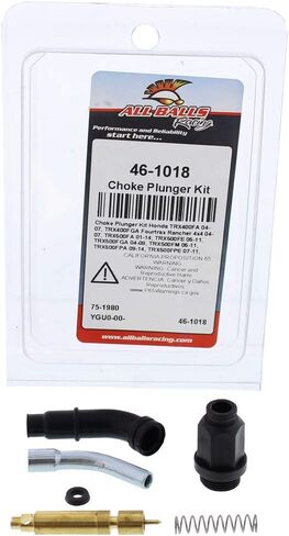 All Balls Racing Choke Clunger Kit (46-1018) لـ Honda TRX400FA 2004 2005 2006 2007 ، TRX400FGA Fourtrax Rancher 4X4 2004 2005 2007 ، TRX500FE 2005 2006 2007 2008 2000 2011 2011 2011 2011 in Saudi Arabia