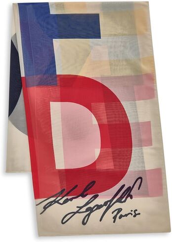 Karl Lagerfeld Paris Women's Accessories Scarf,Black,1SZ in Saudi Arabia