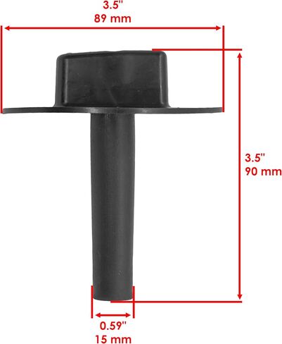 Caltric 16963-HM7-000ZC Petcock Lever متوافق مع Honda Foreman 400 TRX400FW 1995-2003 / FOREMAN 450 TRX450 1998-2002 in Saudi Arabia
