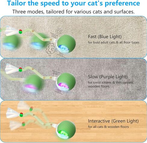 ألعاب القط التفاعلية للقطط الداخلية ، 2025 لعبة Cat Ball Interactive Cat New Generation مع ذيل شبكة مرنة ، ألعاب Cat/القطة التلقائية مع تنشيط النيمة والتنشيط ، ألعاب Cat للملل الداخلي (أحمر) in Saudi Arabia