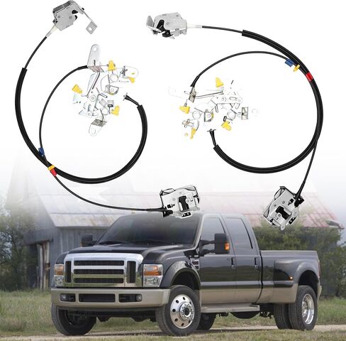 السائق الخلفي الأيسر وتجميع قفل قفل كابل الباب الجانبي الأيمن من فورد F250 F350 F550 Super Duty 1999-2007.replace#6C3Z-28264A01-A ، 6C3Z-28264A00-A. in Saudi Arabia