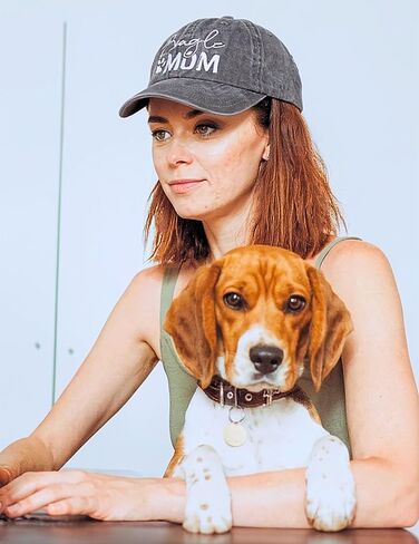 هدايا Innobeta Beagle للنساء ، هدايا قبعة Beagle Mom لعيد الميلاد ، عيد ميلاد ، قبعة البيسبول المطرزة القابلة للتعديل in Saudi Arabia