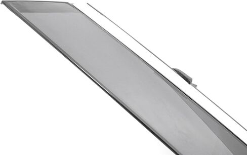 WellVisors Window Visors Wind Deflectors Compatible with Lexus RX350L RX450hL 2018-2022 Chrome Trim Rain Guards 3-847LX027 in Saudi Arabia