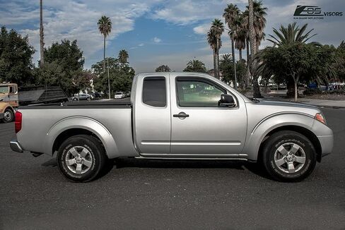 Extreme Online Store Replacement for 2005-Present Nissan Frontier Extended Cab | EOS Visors JDM in-Channel Style Smoke Tinted Side Vents Rain Guard Window Deflectors DWV-V84_DWV-V85 in Saudi Arabia