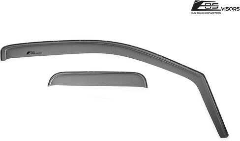Extreme Online Store Replacement for 2005-Present Nissan Frontier Extended Cab | EOS Visors JDM in-Channel Style Smoke Tinted Side Vents Rain Guard Window Deflectors DWV-V84_DWV-V85 in Saudi Arabia