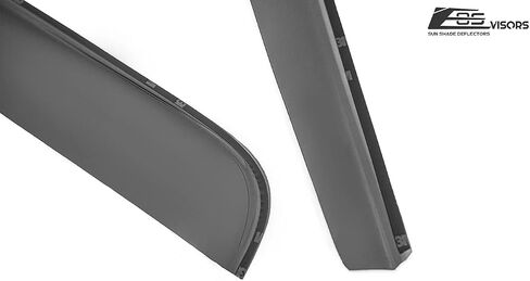Extreme Online Store Replacement for 2005-Present Nissan Frontier Extended Cab | EOS Visors JDM in-Channel Style Smoke Tinted Side Vents Rain Guard Window Deflectors DWV-V84_DWV-V85 in Saudi Arabia