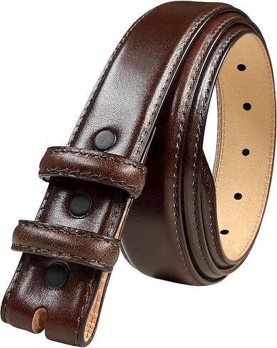 Belts.com Cowhide Full-Grain Genuine Leather Dress Belt Strap,1''(25mm)&1-1/8"(30mm)&1-1/4"(32mm) Wide in Saudi Arabia