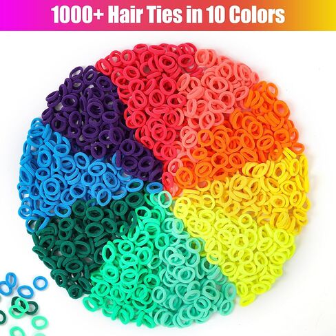 IQBOX Bracelet Making Kit Arts and Crafts for Girls Ages 8-12, Weaving Loom Rainbow Bands DIY Toys Birthday Gifts for Kids 6 7 9 10 11 13 Year Old, 1000+ Elastic Cloth Rubber Band Fabric Loops in Saudi Arabia
