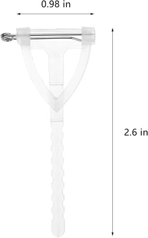 niiiyyb 20pcs دبابيس boutonniere للرجال دبوس دبوس مجموعة دبابيس أمان بلاستيك المثلث لملحقات الزفاف DIY اللوازم الأساسية لزهور الزهور. in Kuwait