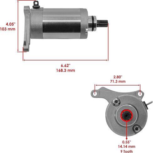 بداية Caltric متوافقة مع Yamaha TTR230 2005 2006 2007 2008 2009 2010-2019 CCW 12 V in Saudi Arabia