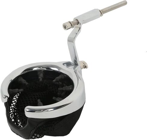 XMT-Moto Passenger Drink Cup Holder fits for Honda GL1500 1988-2000, GL1500 Trike 1988-2000, GL1800 2001-2017, GL1800 Trike 2001-2017, F6B 2013-2017, Gold Wing 2018-2023,Chrome in Saudi Arabia