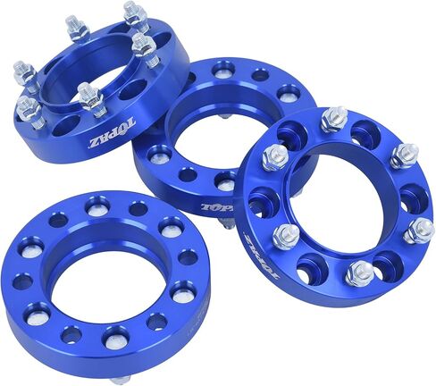TOPAZ 6x5.5 Wheel Spacers 1.25inch Forged Wheel Spacers Adapters for Tacoma 4Runner FJ Cruiser Tundra, 106mm Bore 6x139.7 M12x1.5 Studs (Pack of 4) in Saudi Arabia