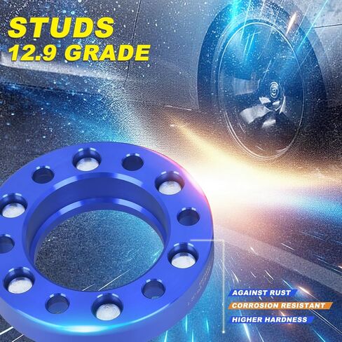 TOPAZ 6x5.5 Wheel Spacers 1.25inch Forged Wheel Spacers Adapters for Tacoma 4Runner FJ Cruiser Tundra, 106mm Bore 6x139.7 M12x1.5 Studs (Pack of 4) in Saudi Arabia