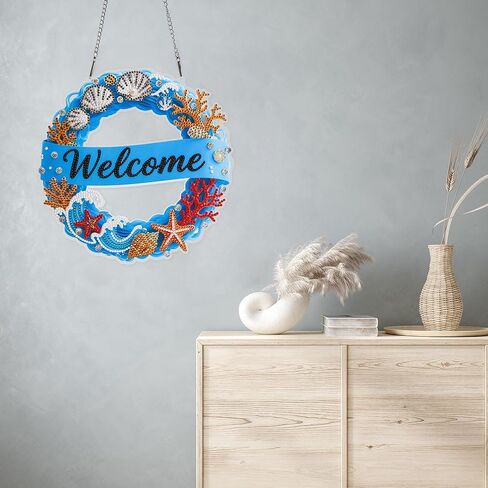 Leixonl Diamond Art Kits Butterfly Diamond Painting Kits DIY Hanging Window Pendant Ornament for Home Decoration Gem Art Gift 7.8 x 7.5 inch (Butterfly) in Kuwait