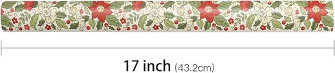 LeZakaa Floral Wrapping Paper Roll, Blue Hydrangea Flowers Party Gift Wrap for Wedding, Bridal Shower, Baby Shower, Anniversary, Mother's Day, Birthday, 17 inches x 16.4 Feet (23.2 sq.ft.) in Kuwait