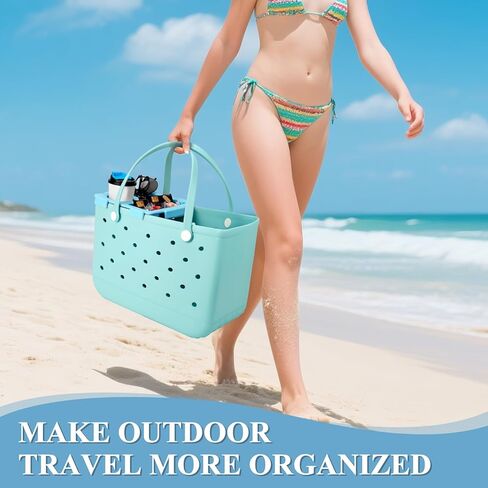 نصف إكسسوارات صينية أعلى من أجل Bogg Bag X -Large ، حامل هاتف Eva المقاوم للماء وحامل كأس Top Cup For Cup 40oz - Organizer & Tray Topper for Bogg Bag (White) in Kuwait