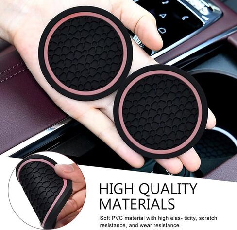 Custer Custers Custer 4PCS ، حامل كوب 2.75 بوصة ، حامل مشروب إدراج غير قابل للانزلاق ، إكسسوارات داخلية للسيارات ، Universal للمركبات ، سيارات الدفع الرباعي ، RVS (الأزرق) in Saudi Arabia