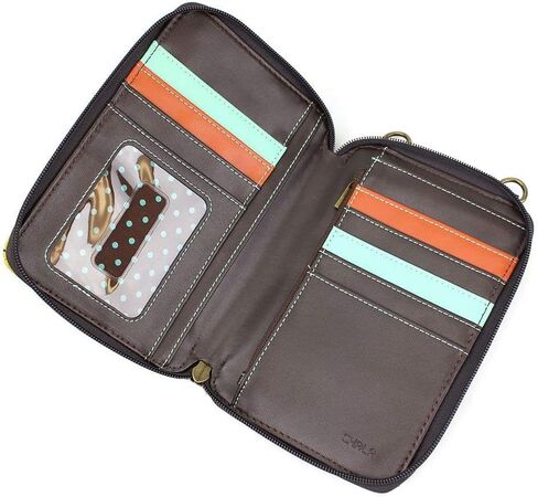 Chala Handbags Paw Print Wallet Crossbody Handbag - Convertable Strap, Dog Mom, Dog Lover in Saudi Arabia