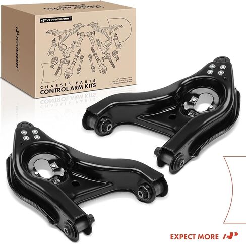 A-Premium 2 x Front Lower Control Arm, with Ball Joint & Bushing, Compatible with Dodge Ram 1500 2002 2003 2004 2005, 3.7L 4.7L 5.7L 5.9L, RWD in Saudi Arabia