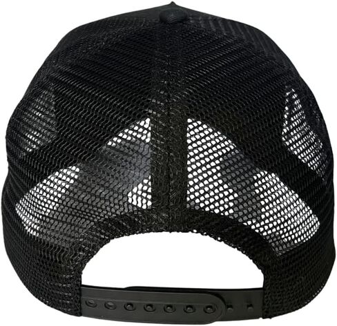 Snapback Trucker Hat للرجال - قبعة البيسبول الشبكية - المحارب الياباني - الساموراي ، قبعات للرجال بحجم واحد أسود - Kaizen in Saudi Arabia