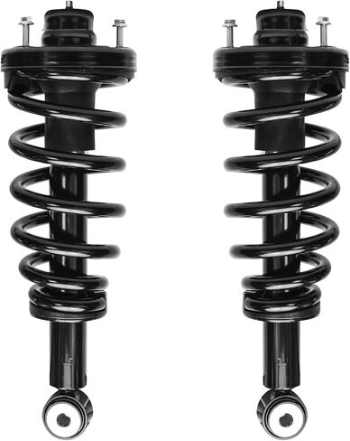 Detroit Axle - 8pc Struts Kit for 07-13 Ford Expedition Lincoln Navigator ، 4 Struts الخلفية الأمامية W/Coil Spring 4 Sway Bar Links 2007 2008 2008 2010 2012 2013 Assembly Serchly in Saudi Arabia