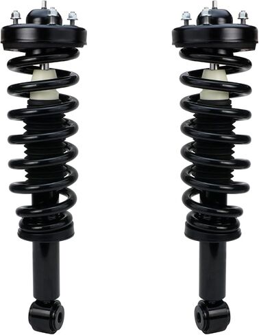 Detroit Axle - 8pc Struts Kit for 07-13 Ford Expedition Lincoln Navigator ، 4 Struts الخلفية الأمامية W/Coil Spring 4 Sway Bar Links 2007 2008 2008 2010 2012 2013 Assembly Serchly in Saudi Arabia
