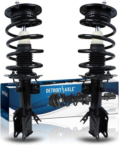 Detroit Axle - 2pc Front Struts for 2013-2020 Ford Fusion, 2 Struts w/Coil Springs Assembly 2014 2015 2016 2017 2018 2019 Replacement Strut Shock in Saudi Arabia