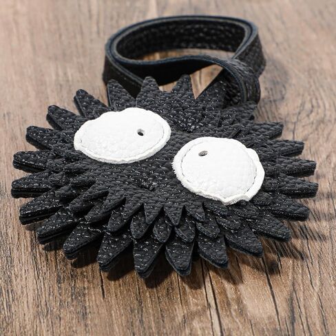 Cute Leather Black Briquette Bag Charm, Fashionable Versatile Bag Accessories Purse Charm for Decorate Backpacks Crossbody Bag Shoulder Bag Keychain Car Accessories in Saudi Arabia