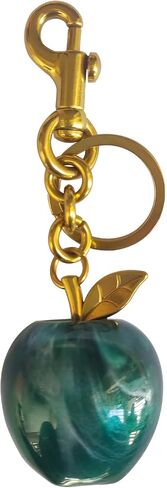 Cute Apple Keychain,Apple Bag Charm And Keychain Charms,Elegant Handbag Charms And Purse Accessories in Saudi Arabia