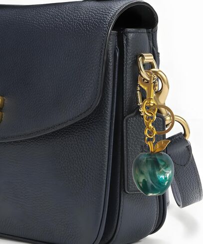 Cute Apple Keychain,Apple Bag Charm And Keychain Charms,Elegant Handbag Charms And Purse Accessories in Saudi Arabia