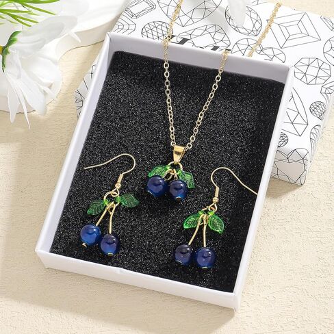 Lemon Jewelry Set for Women, Cute Alloy Lemon Necklace Dangle Earrings, Lightweight Yellow Citrus Fruit Theme Jewelry for Summer Daily Wear in Saudi Arabia